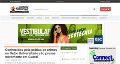Desktop Screenshot of guarainoticias.com.br